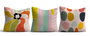 Aberto Design Juego de Fundas de Cojín Multicolor de 3 Piezas (43 x 43 cm)